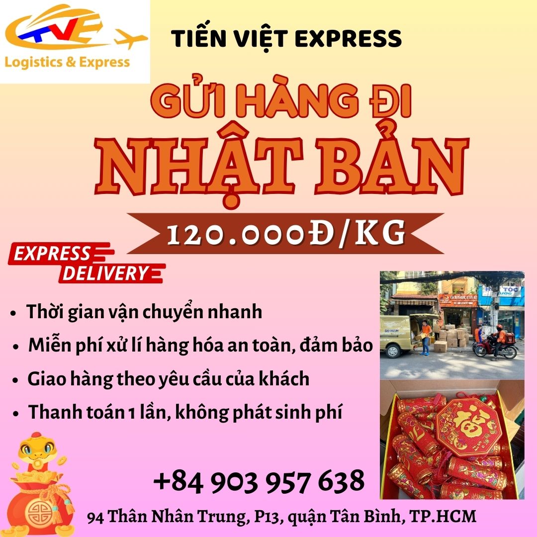Gửi hàng đi Nhật Bản  - Tiến Việt Express